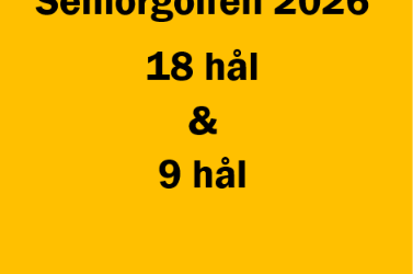 Seniorernas resultat 18 hål  och 9 hålaren